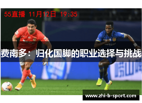 费南多：归化国脚的职业选择与挑战